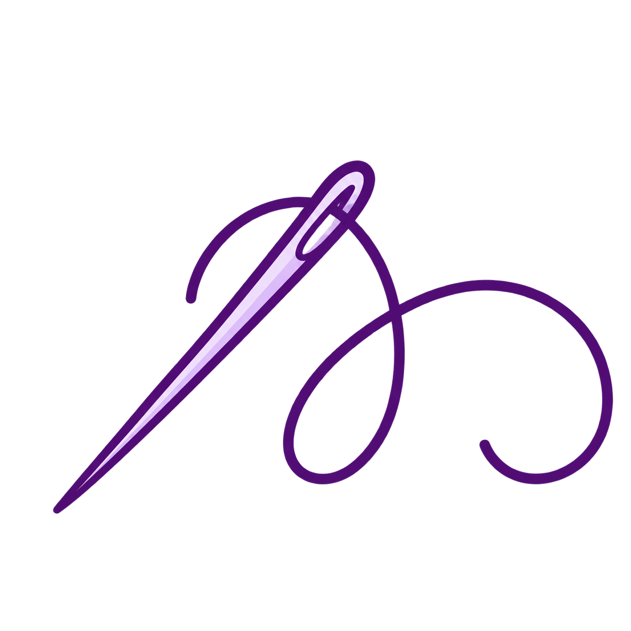 Garment repairs with needle and thread